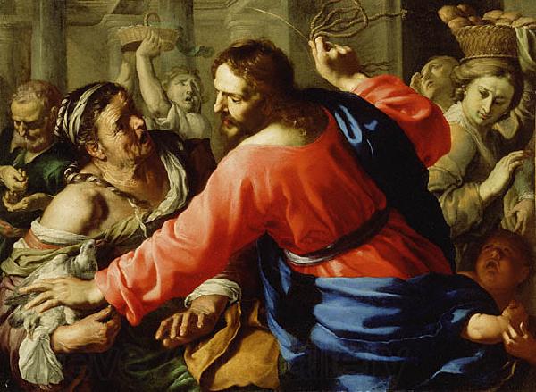Bernardino Mei Christ Cleansing the Temple